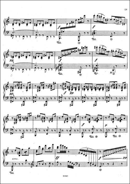 Etudes Rythmiques Op.149-节奏练习曲集-6-钢琴谱