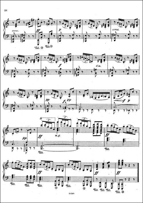 Etudes Rythmiques Op.149-节奏练习曲集-6-钢琴谱