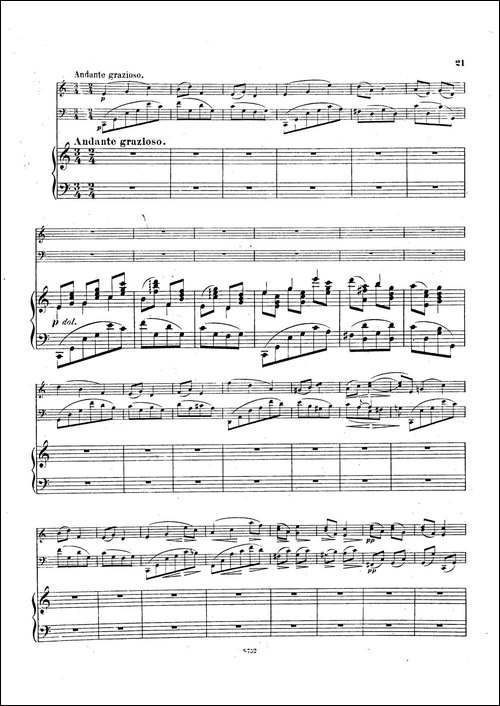 Piano Trio No.3 in c Minor Op.101-c小调第三钢琴三重奏-钢琴谱