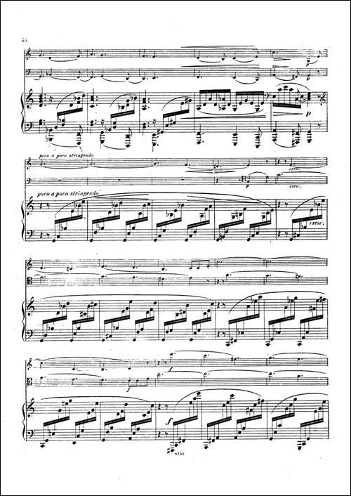 Piano Trio No.3 in c Minor Op.101-c小调第三钢琴三重奏-钢琴谱