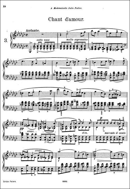 4 Pieces Op.26-4首小品·3-钢琴谱