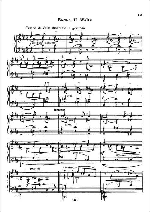 Elegy and Waltz Op.89-悲歌与圆舞曲-钢琴谱