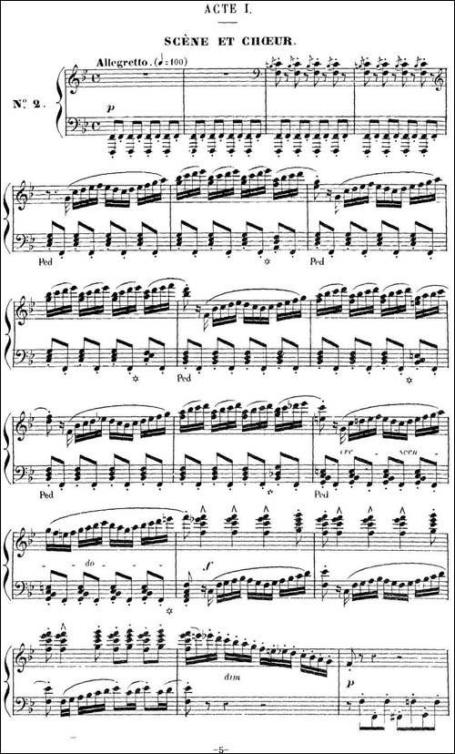 Carmen for Solo Piano-卡门全剧钢琴独奏版-No.2-钢琴谱