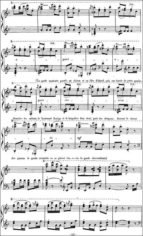 Carmen for Solo Piano-卡门全剧钢琴独奏版-No.3-钢琴谱