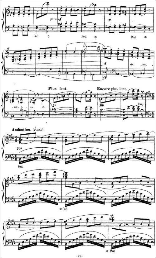 Carmen for Solo Piano-卡门全剧钢琴独奏版-No.4-钢琴谱