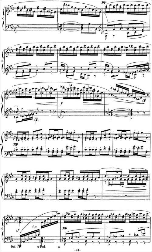 Carmen for Solo Piano-卡门全剧钢琴独奏版-No.4-钢琴谱