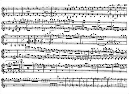 String Quartet No.9 in C Major Op.59-3 - 4 Hands-C大调第九弦乐四重奏-钢琴谱