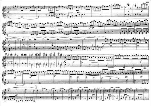String Quartet No.9 in C Major Op.59-3 - 4 Hands-C大调第九弦乐四重奏-钢琴谱