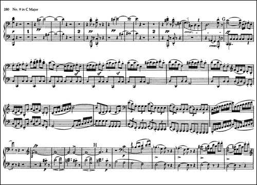String Quartet No.9 in C Major Op.59-3 - 4 Hands-C大调第九弦乐四重奏-钢琴谱