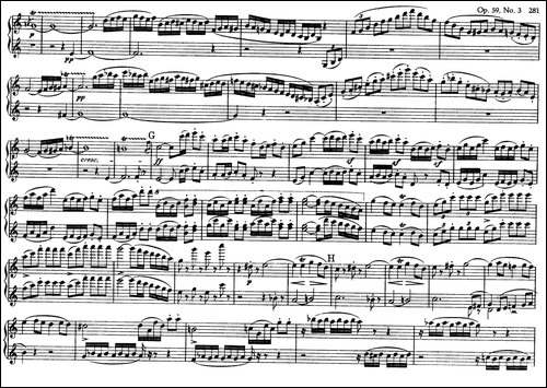 String Quartet No.9 in C Major Op.59-3 - 4 Hands-C大调第九弦乐四重奏-钢琴谱