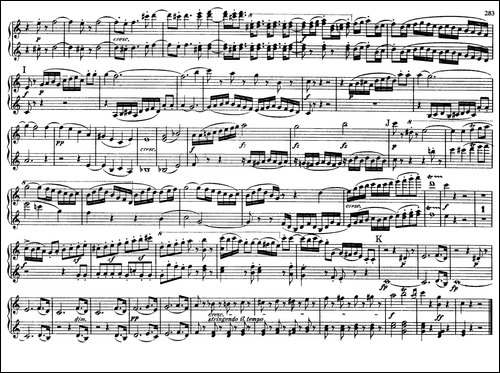 String Quartet No.9 in C Major Op.59-3 - 4 Hands-C大调第九弦乐四重奏-钢琴谱