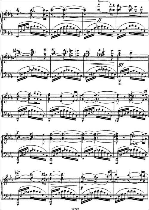 Quatre Etudes Op.41  Op.1-4首练习曲·1-钢琴谱