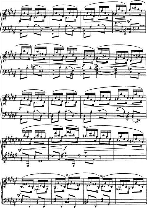 Quatre Etudes Op.41 Op.2-4首练习曲·2-钢琴谱