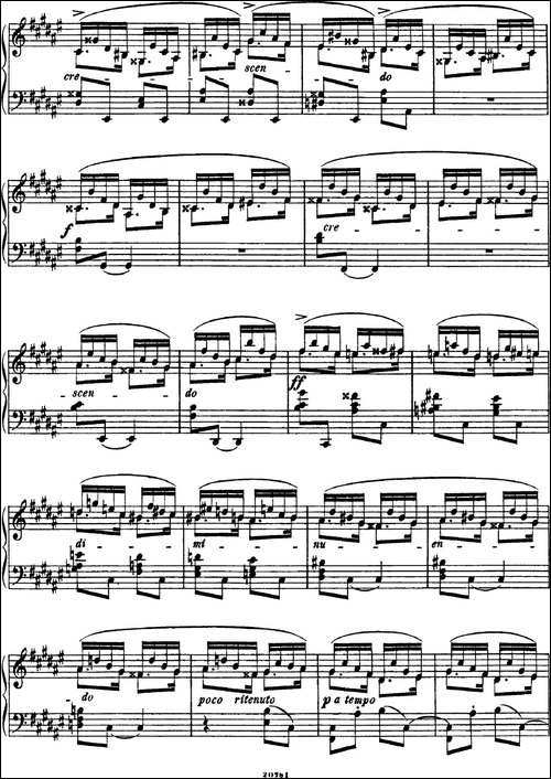 Quatre Etudes Op.41 Op.2-4首练习曲·2-钢琴谱