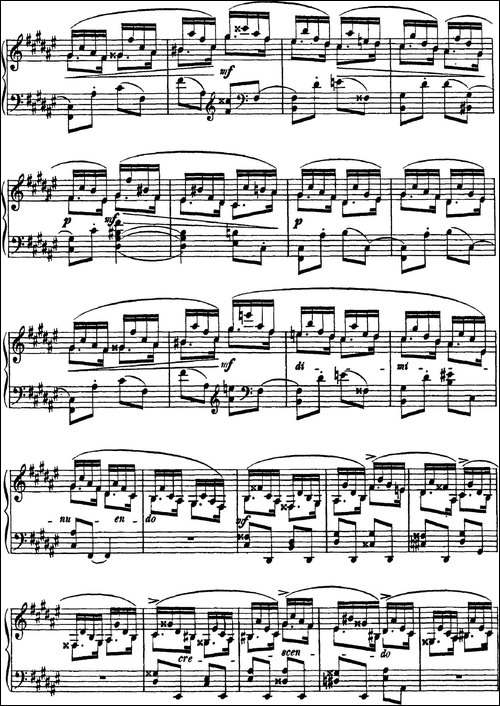Quatre Etudes Op.41 Op.2-4首练习曲·2-钢琴谱