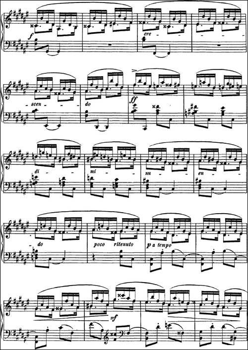 Quatre Etudes Op.41 Op.2-4首练习曲·2-钢琴谱