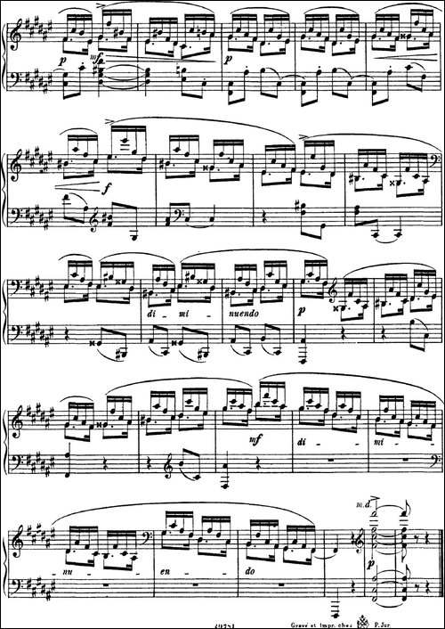 Quatre Etudes Op.41 Op.2-4首练习曲·2-钢琴谱