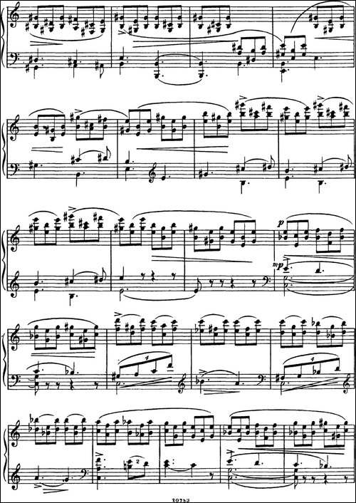 Quatre Etudes Op.41 Op.4-4首练习曲·4-钢琴谱