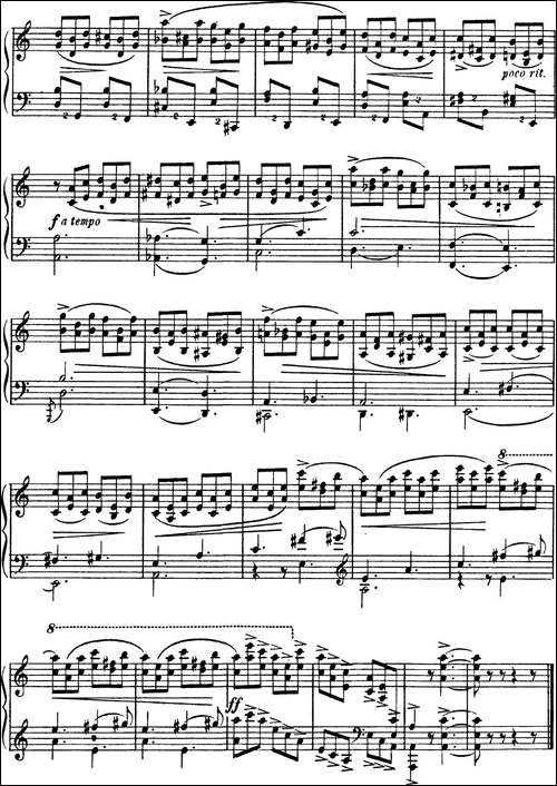 Quatre Etudes Op.41 Op.4-4首练习曲·4-钢琴谱
