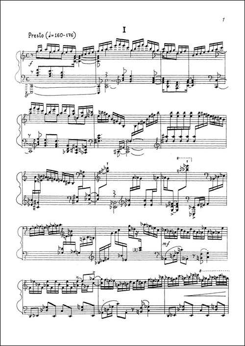 24 Preludes Op.53-24首前奏曲·Ⅰ-钢琴谱