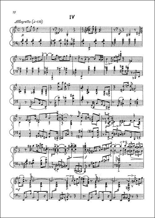 24 Preludes Op.53-24首前奏曲· Ⅳ-钢琴谱