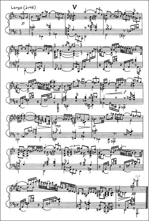 24 Preludes Op.53-24首前奏曲· Ⅴ-钢琴谱