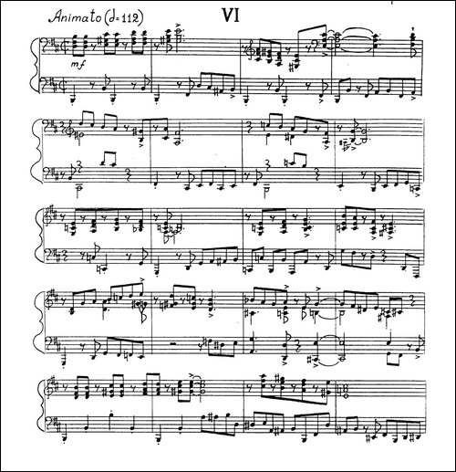 24 Preludes Op.53-24首前奏曲· Ⅵ-钢琴谱