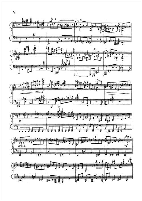 24 Preludes Op.53-24首前奏曲· Ⅵ-钢琴谱