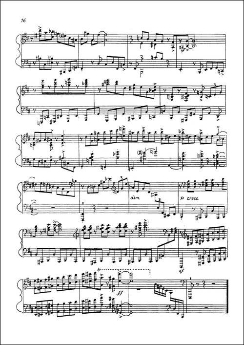 24 Preludes Op.53-24首前奏曲· Ⅵ-钢琴谱