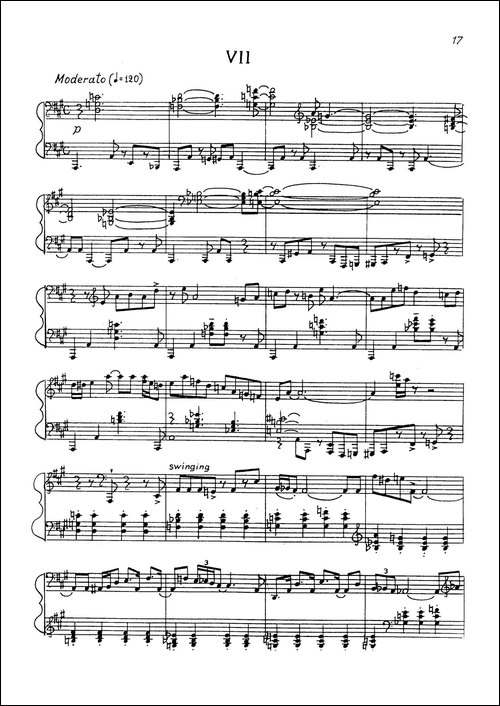 24 Preludes Op.53-24首前奏曲· Ⅶ-钢琴谱