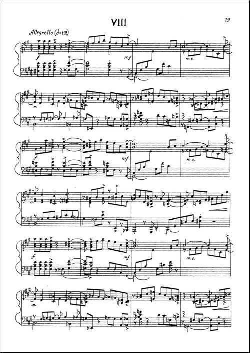 24 Preludes Op.53-24首前奏曲· Ⅷ-钢琴谱