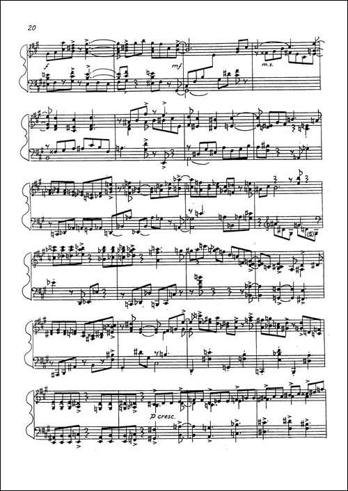 24 Preludes Op.53-24首前奏曲· Ⅷ-钢琴谱
