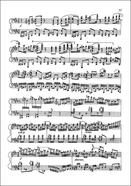 24 Preludes Op.53-24首前奏曲· Ⅹ-钢琴谱