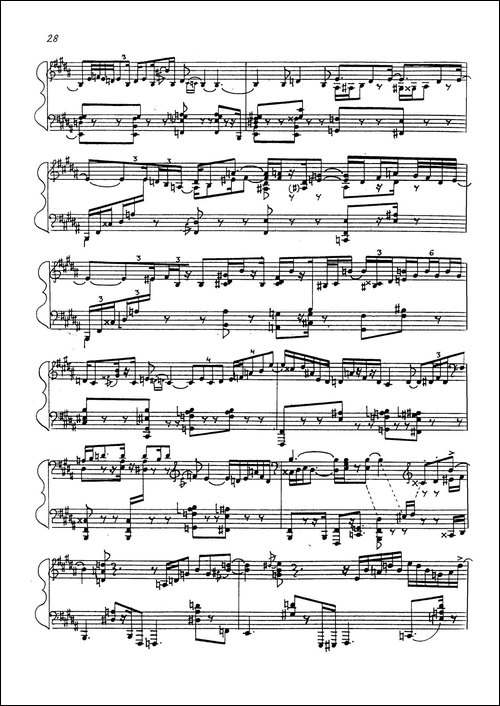 24 Preludes Op.53-24首前奏曲· Ⅺ-钢琴谱