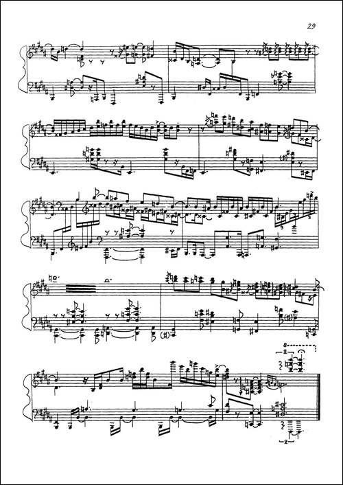 24 Preludes Op.53-24首前奏曲· Ⅺ-钢琴谱
