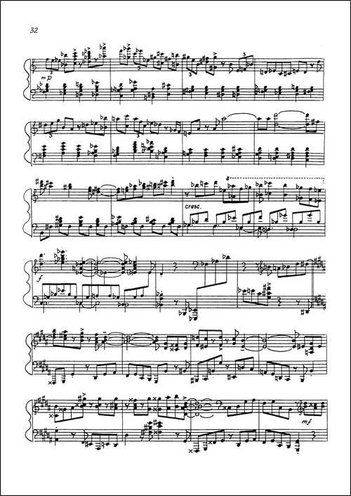24 Preludes Op.53-24首前奏曲·Ⅻ-钢琴谱