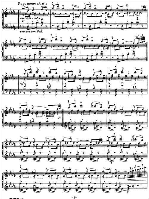 柴可夫斯基18首钢琴小品Op.72-1.Impromptu in F Minor-钢琴谱