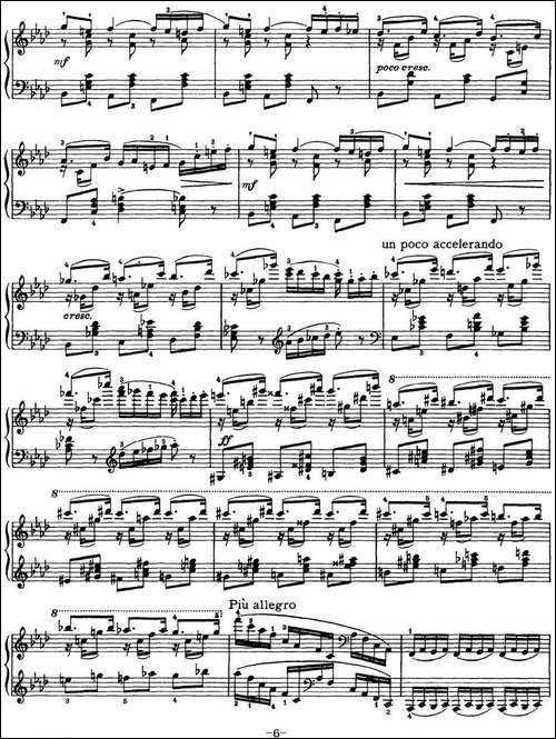 柴可夫斯基18首钢琴小品Op.72-1.Impromptu in F Minor-钢琴谱