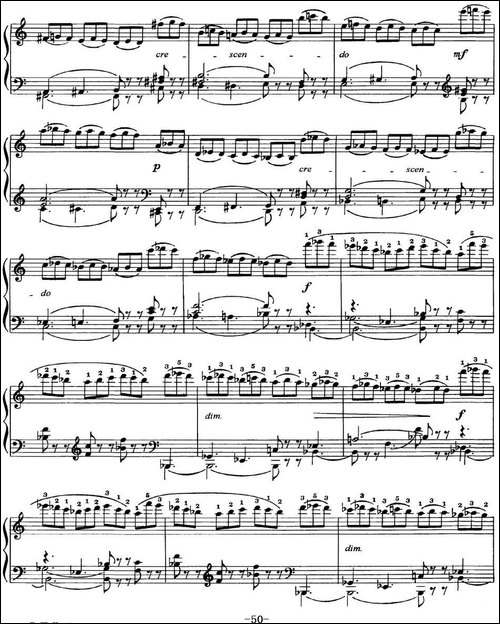 柴可夫斯基18首钢琴小品Op.72-10.Scherzo-fantaisie-钢琴谱