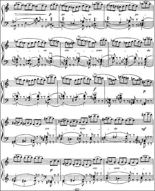 柴可夫斯基18首钢琴小品Op.72-10.Scherzo-fantaisie-钢琴谱