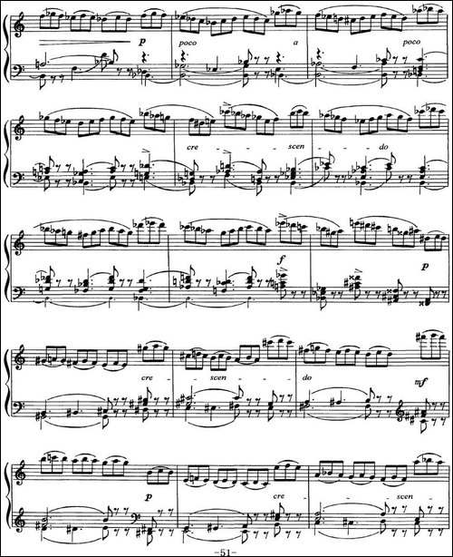 柴可夫斯基18首钢琴小品Op.72-10.Scherzo-fantaisie-钢琴谱