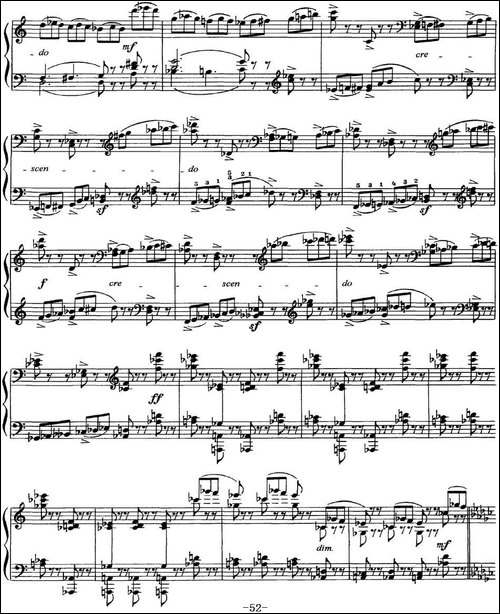 柴可夫斯基18首钢琴小品Op.72-10.Scherzo-fantaisie-钢琴谱