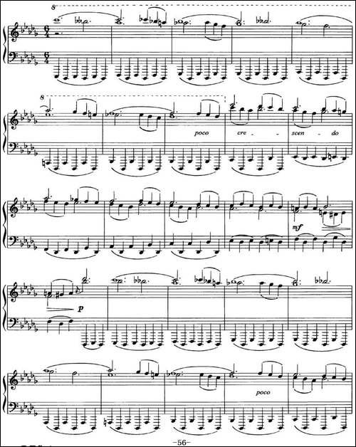 柴可夫斯基18首钢琴小品Op.72-10.Scherzo-fantaisie-钢琴谱