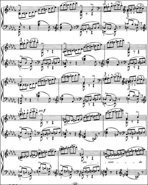 柴可夫斯基18首钢琴小品Op.72-10.Scherzo-fantaisie-钢琴谱