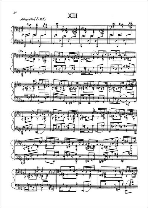24 Preludes Op.53-24首前奏曲·XIII-钢琴谱