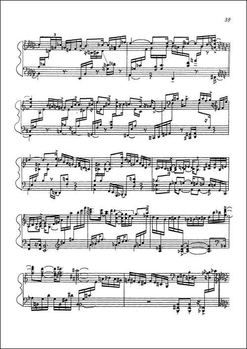 24 Preludes Op.53-24首前奏曲·XIV-钢琴谱