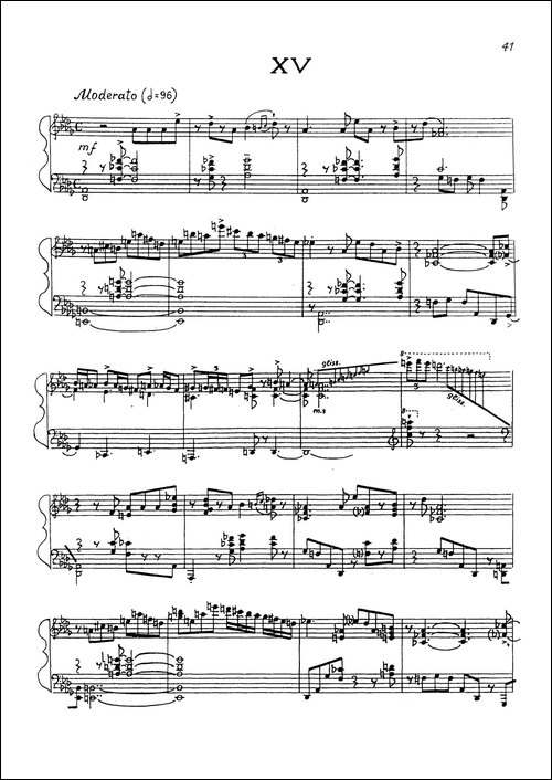 24 Preludes Op.53-24首前奏曲·XV-钢琴谱