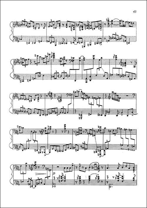 24 Preludes Op.53-24首前奏曲·XV-钢琴谱
