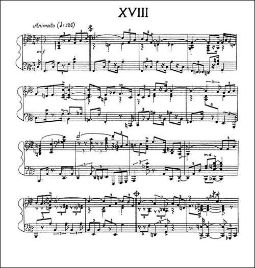 24 Preludes Op.53-24首前奏曲·XVIII-钢琴谱