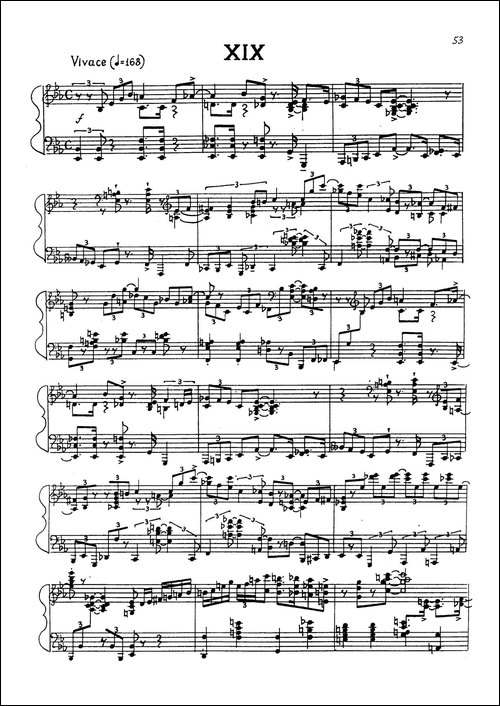 24 Preludes Op.53-24首前奏曲·XIX-钢琴谱